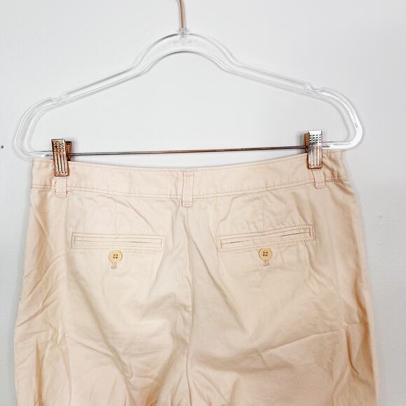 LOFT Peach Cotton Original Bermuda Chino Shorts 8P - Picture 5 of 8